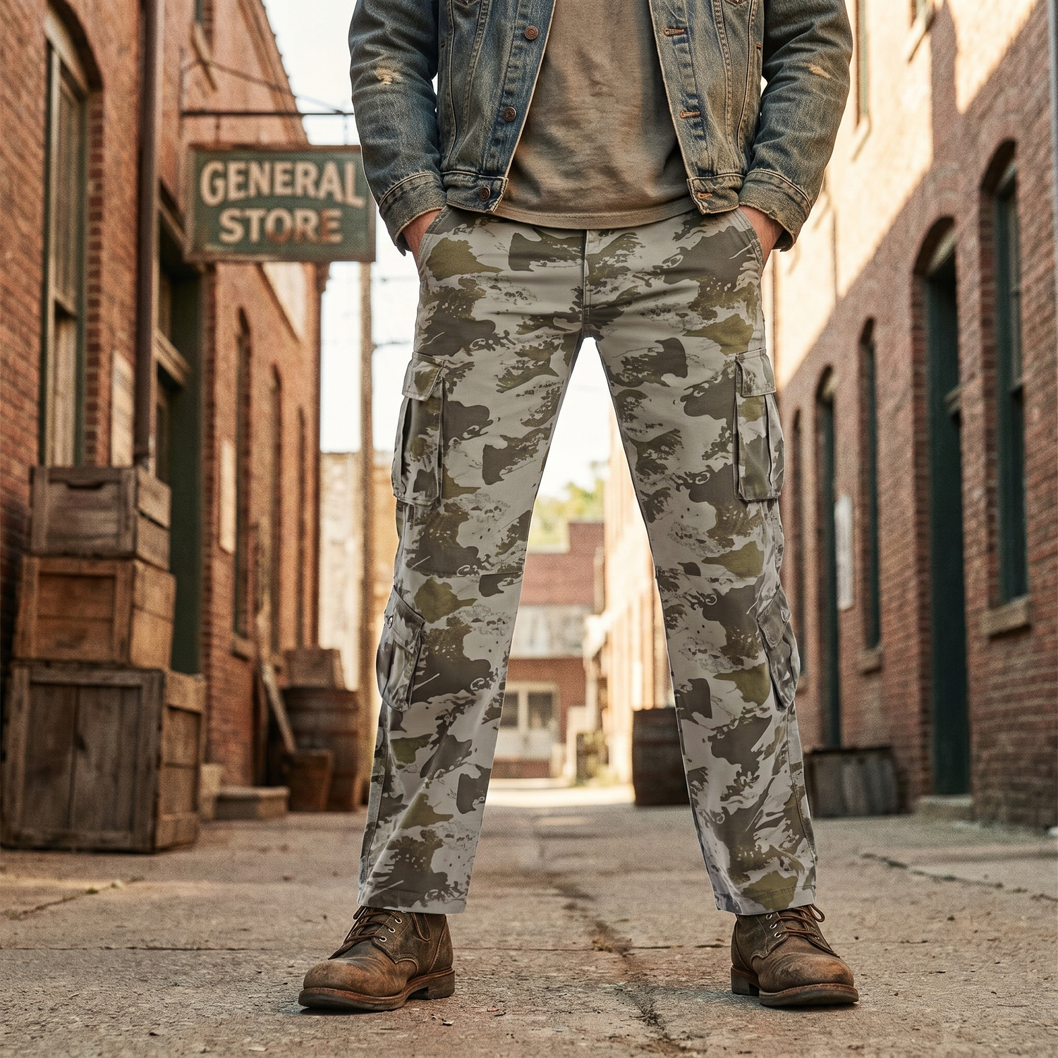 Pantalon Camouflage Vintage