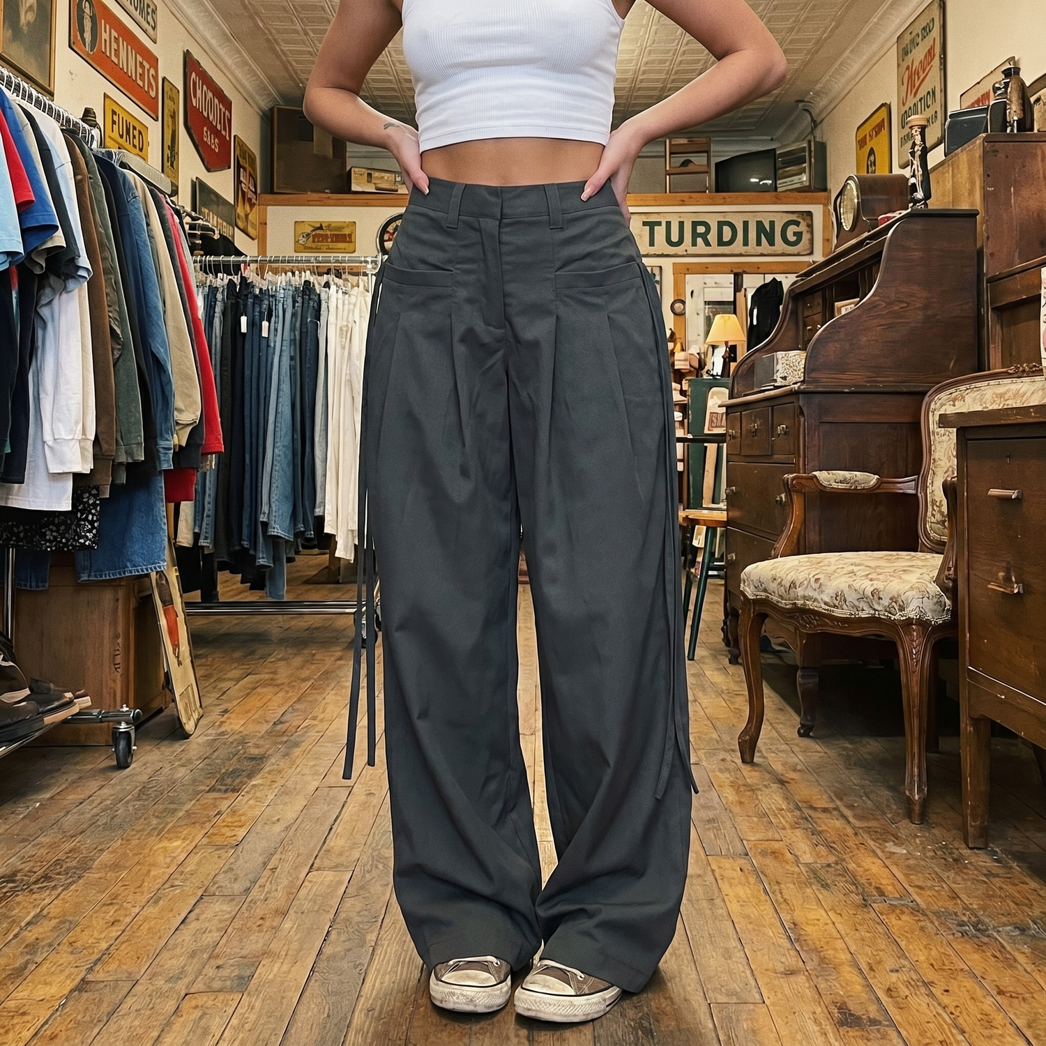 Pantalon Large Vintage