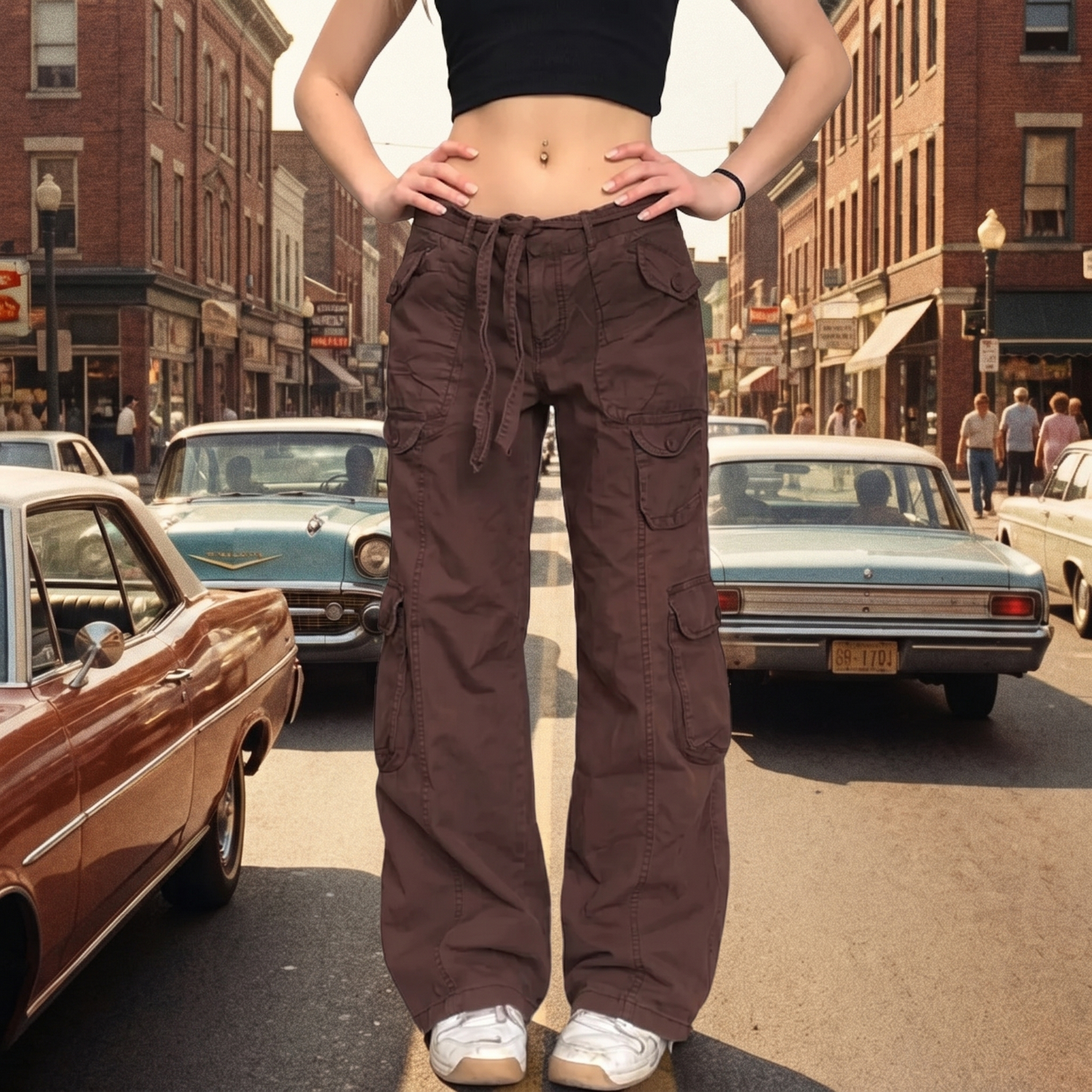 Pantalon Treillis Vintage