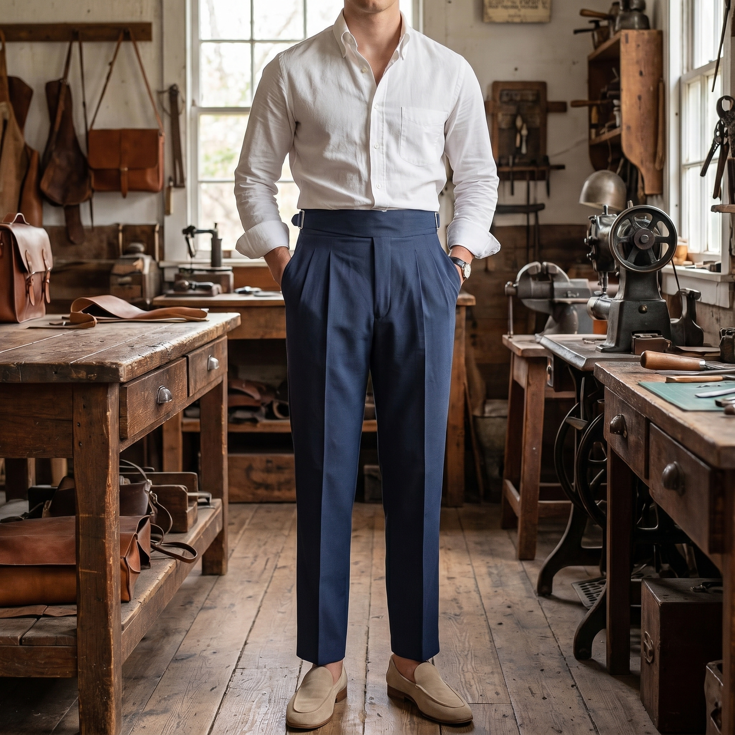 Pantalon Tailleur Élégance Intemporelle