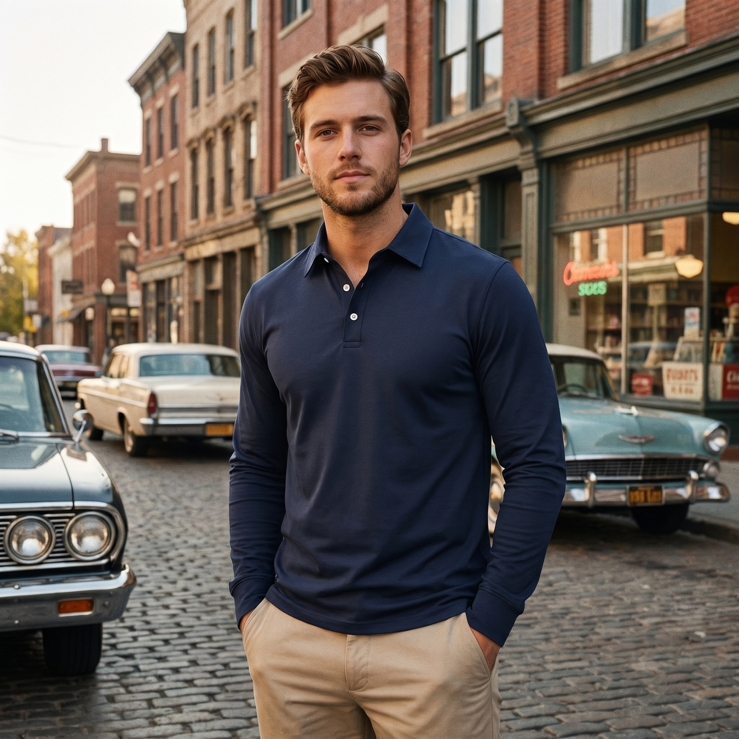 Traditional Polo in Noble Cotton