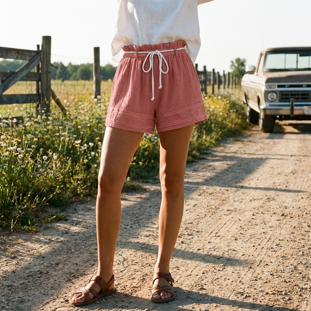 Old Money Women's Linen Shorts