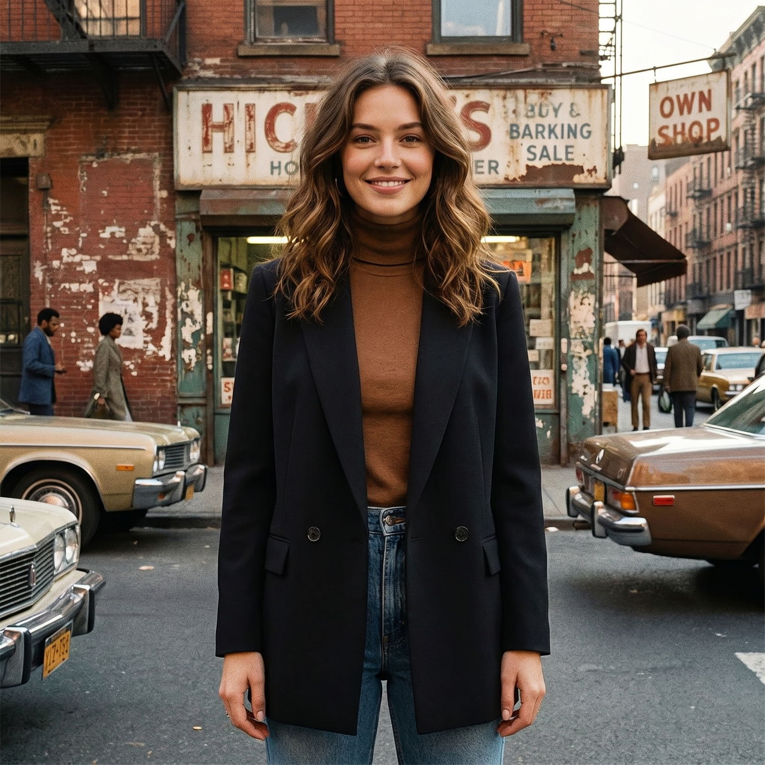 Blazer Manteau Croisé Vintage