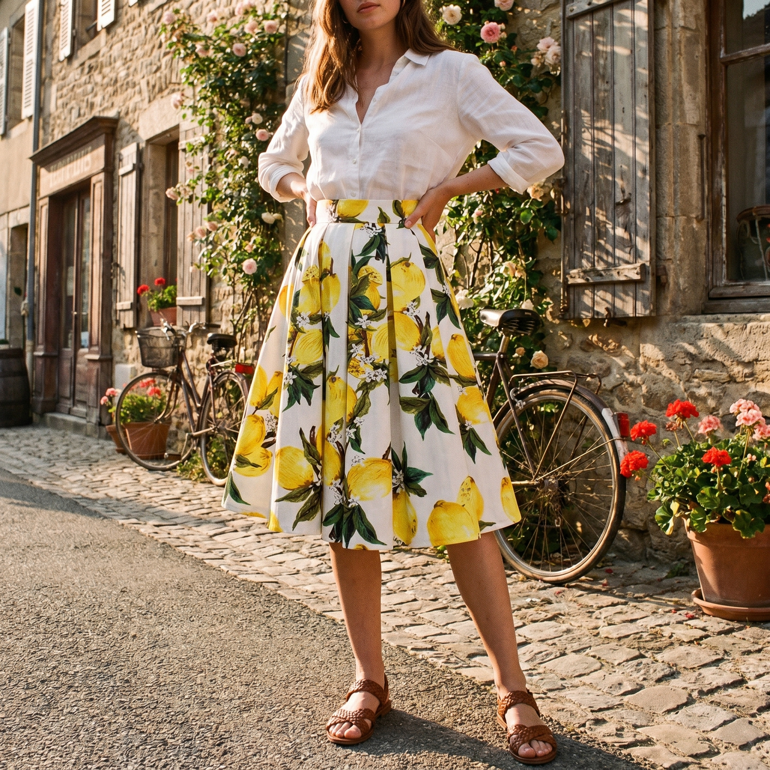 Jupe Midi Vintage
