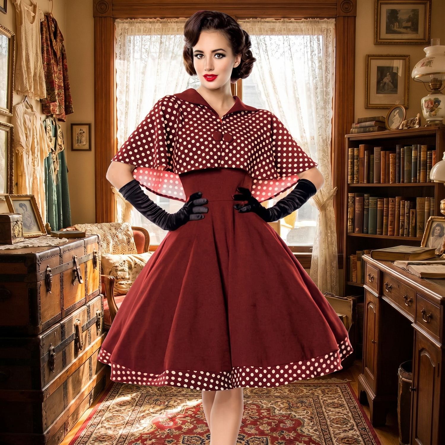 Robe Pin-Up Vintage à Pois