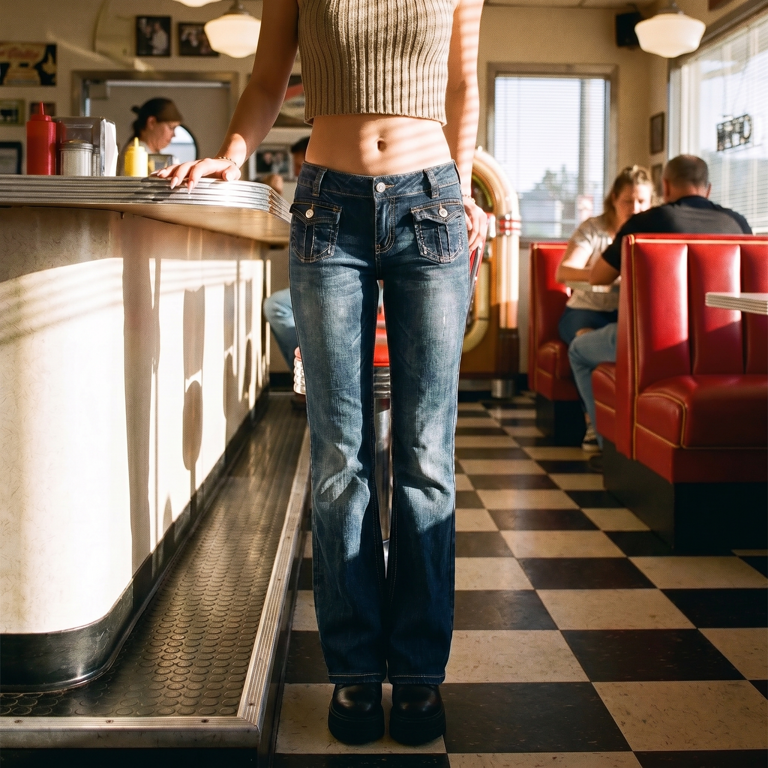 Jean Taille Basse Vintage