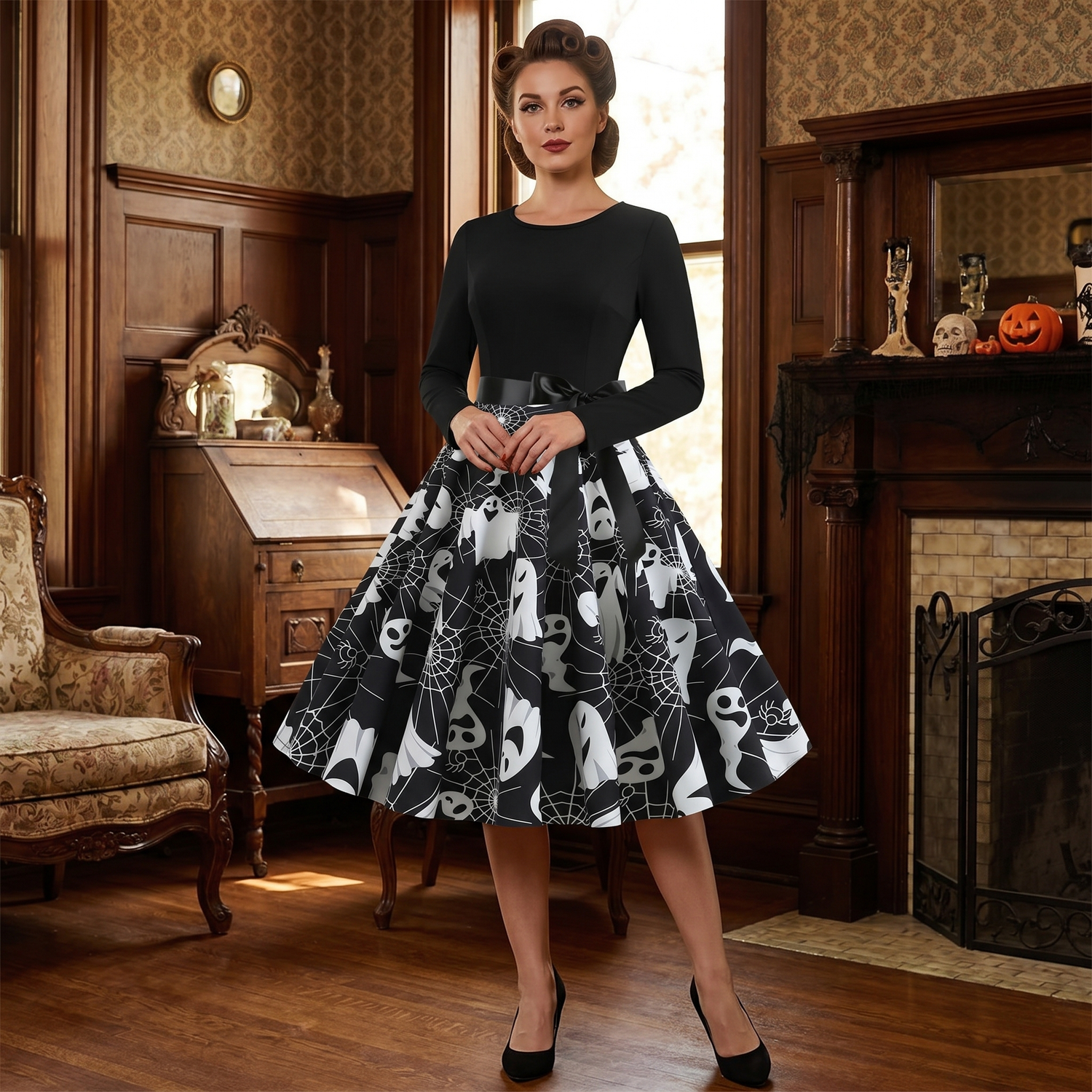 Robe Rockabilly Halloween