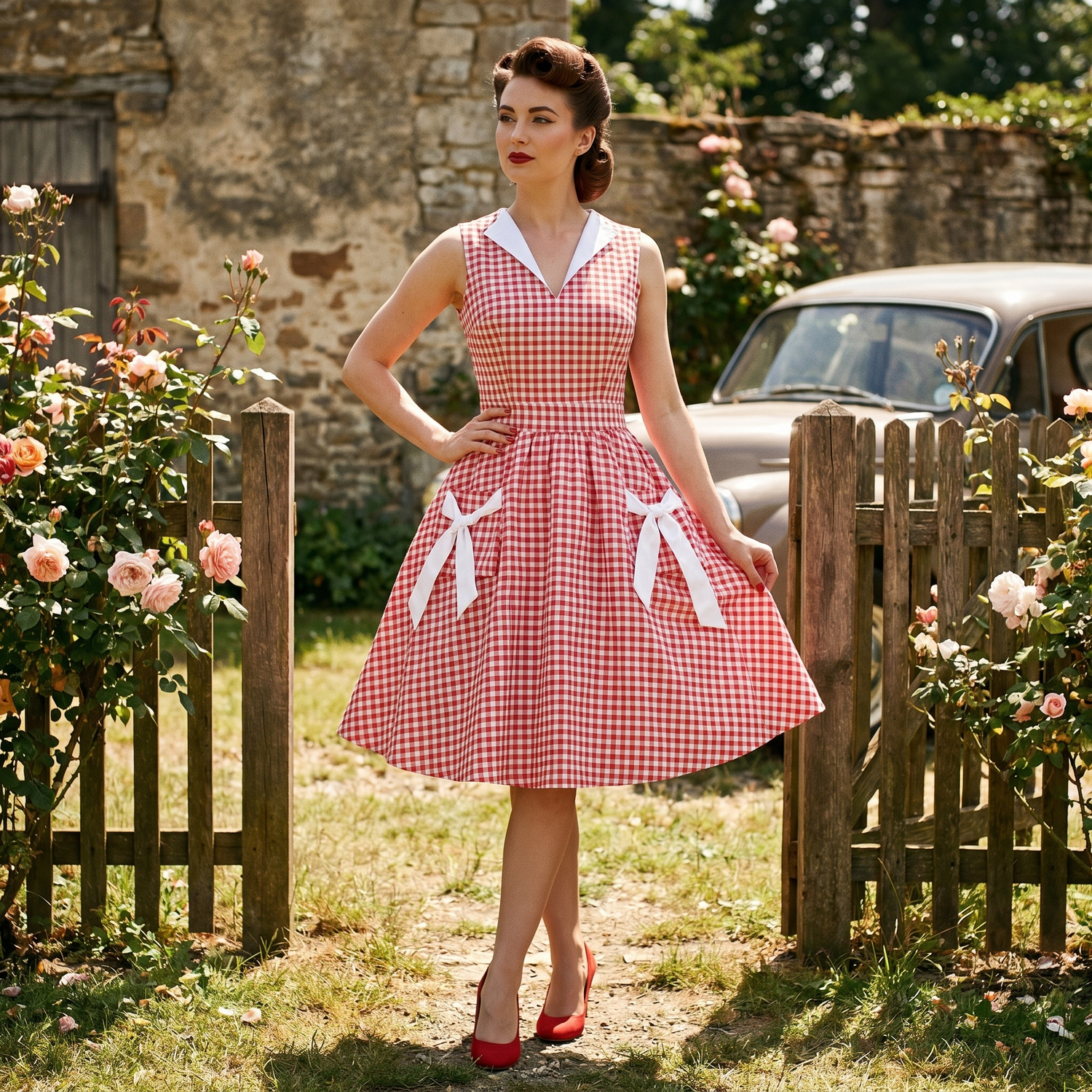 Robe Rockabilly Vichy