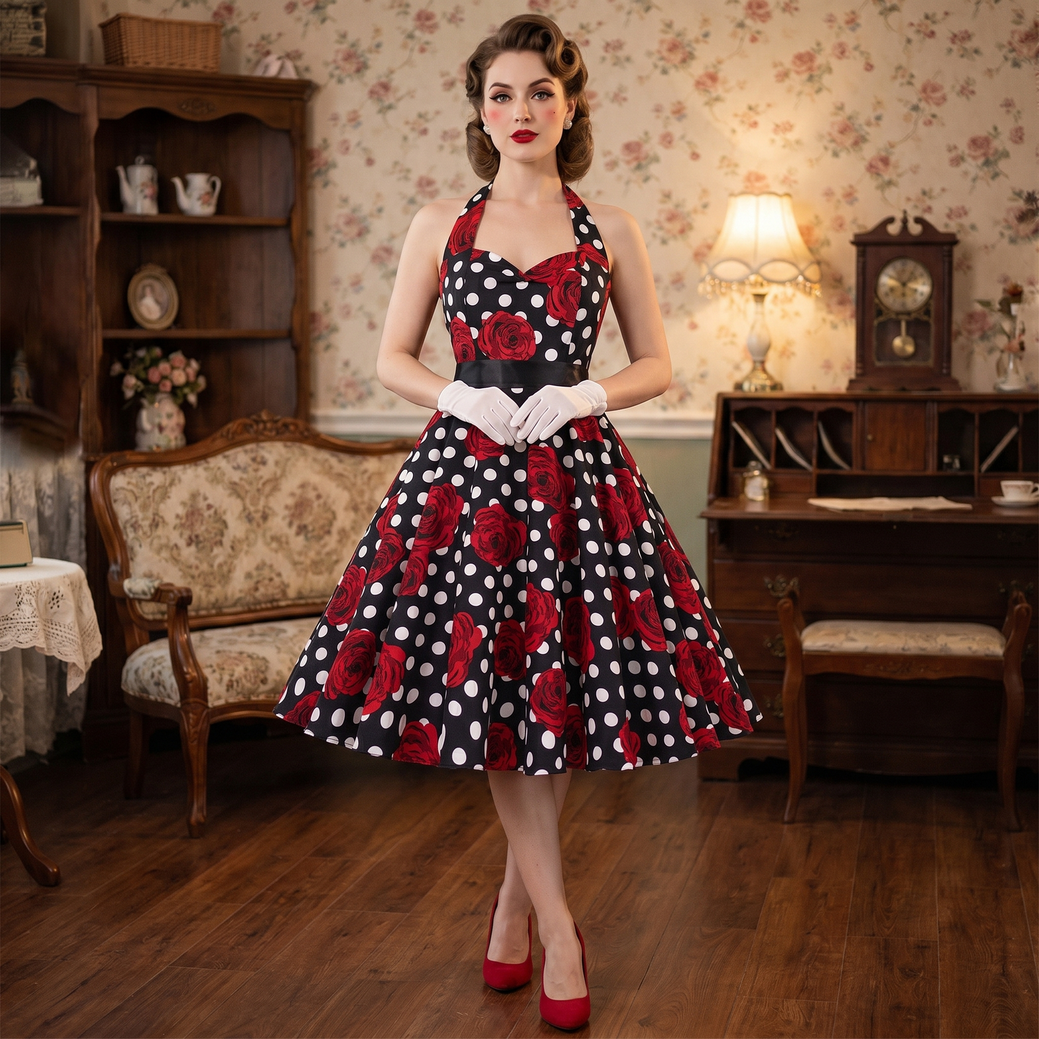 Robe à Pois vintage