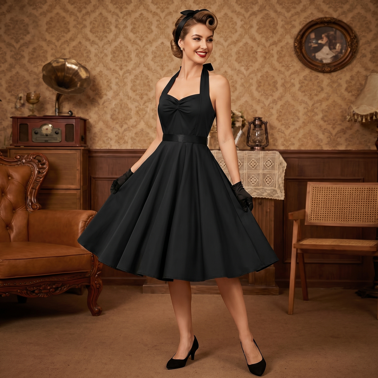 Robe de Soirée Pin Up Vintage