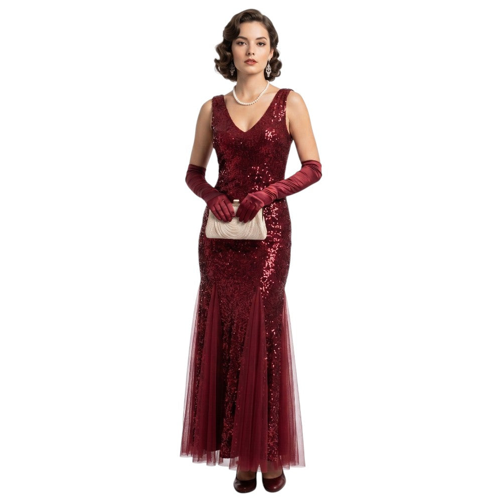 Robe Gatsby Mariage - Bordeaux