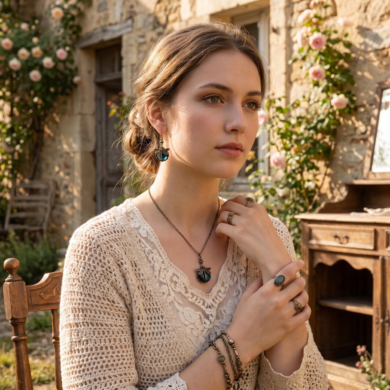 Collier Vintage pour Femme