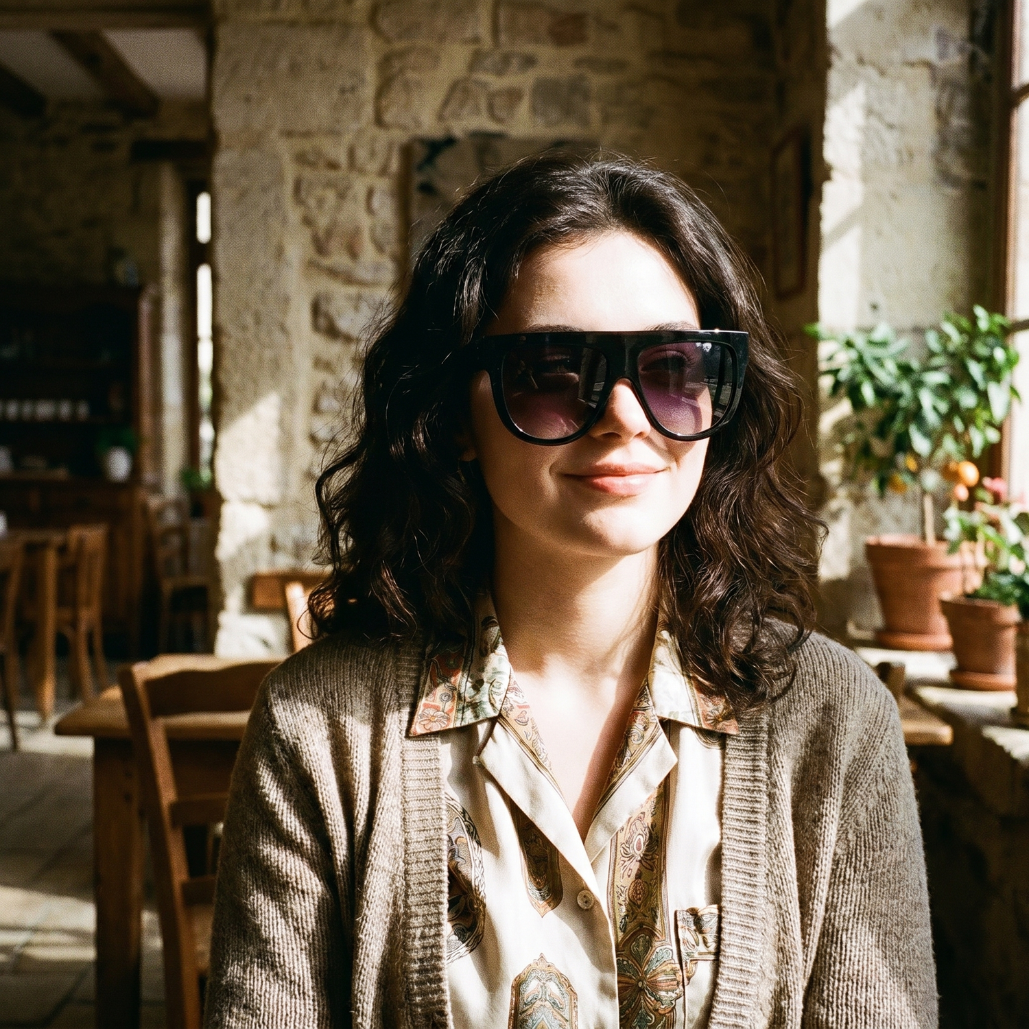 Lunette De Soleil Rétro Femme