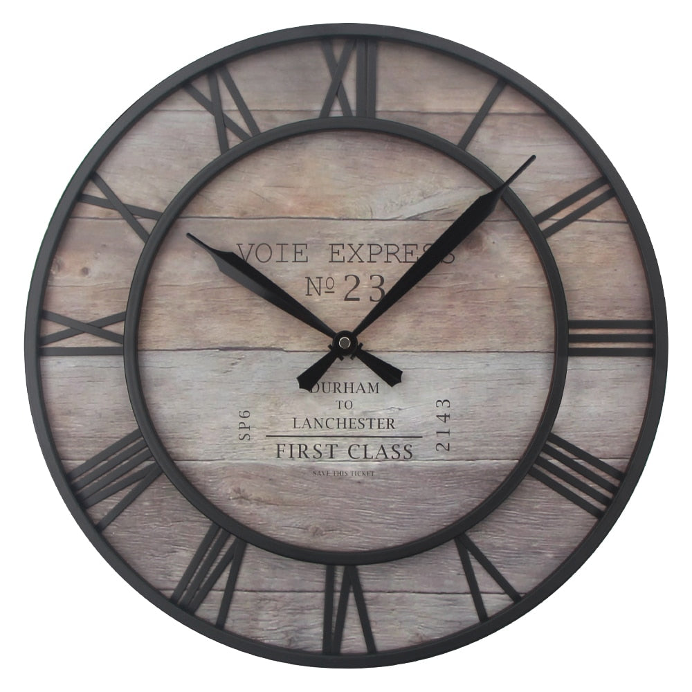 Vintage Style Wall Clock