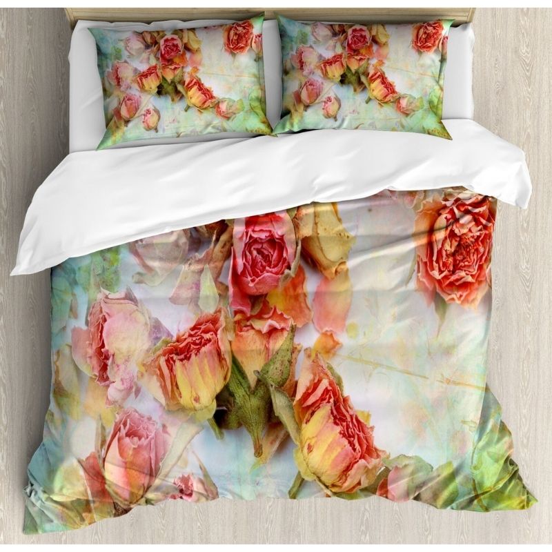Housse de Couette Fleurie Vintage Housse de Couette Fleurie Vintage