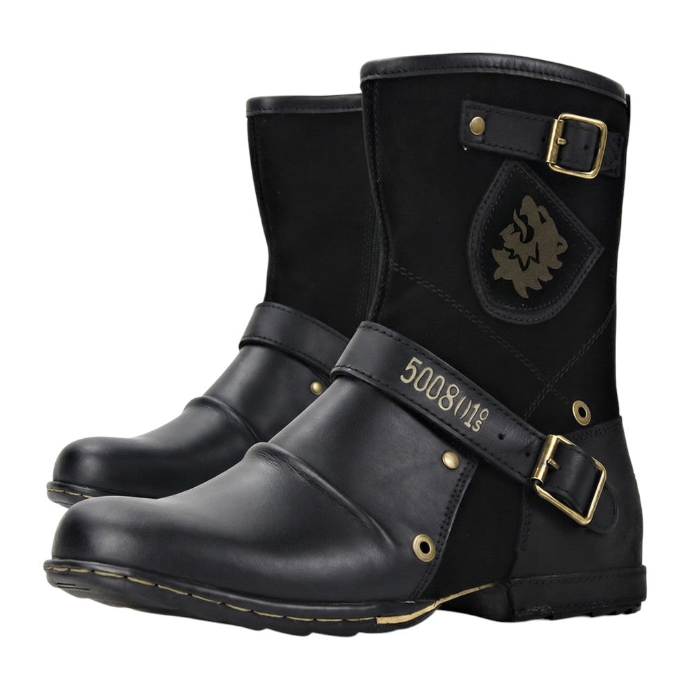 Bottes Motard Homme Vintage