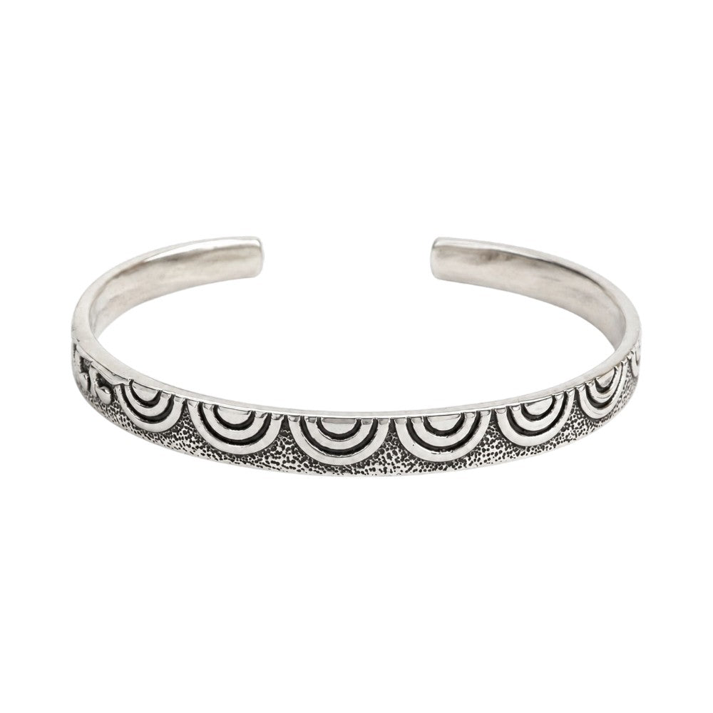 Bracelet Jonc Vintage Argenté