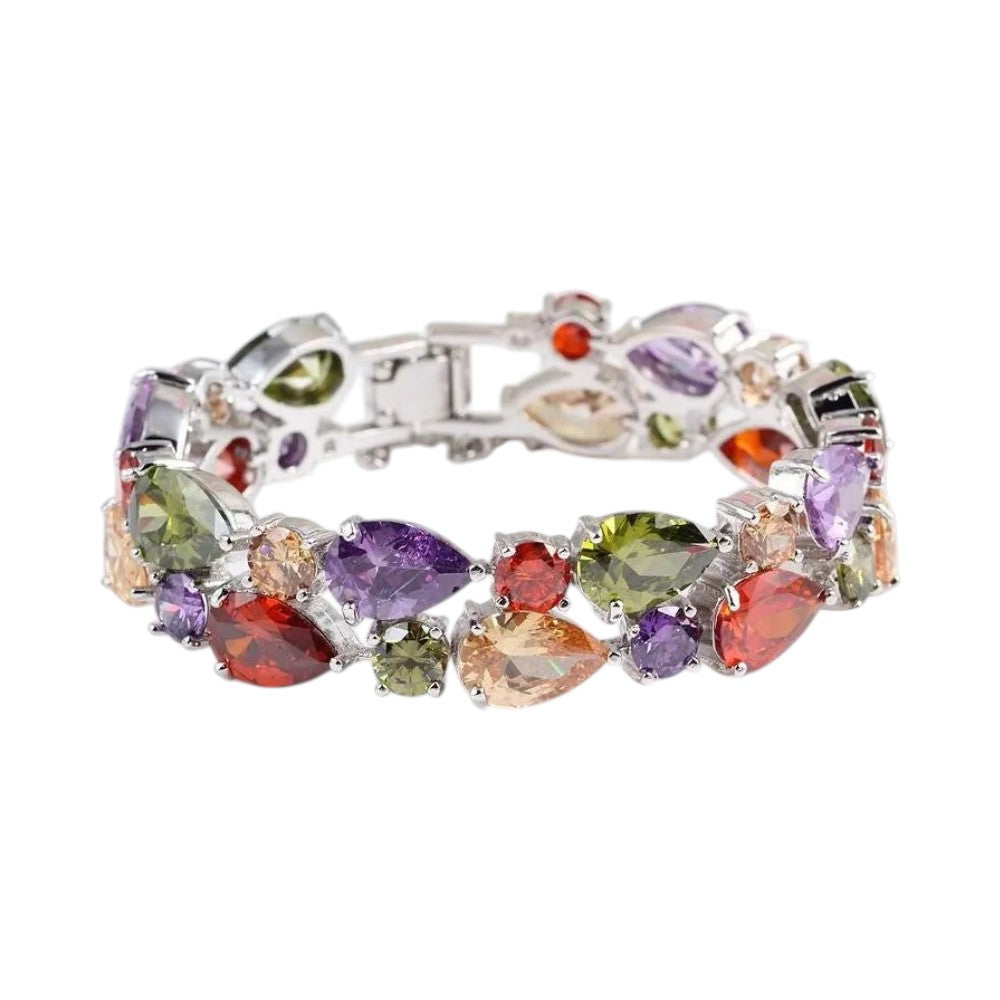 Bracelet Vintage Pierres Multicolores