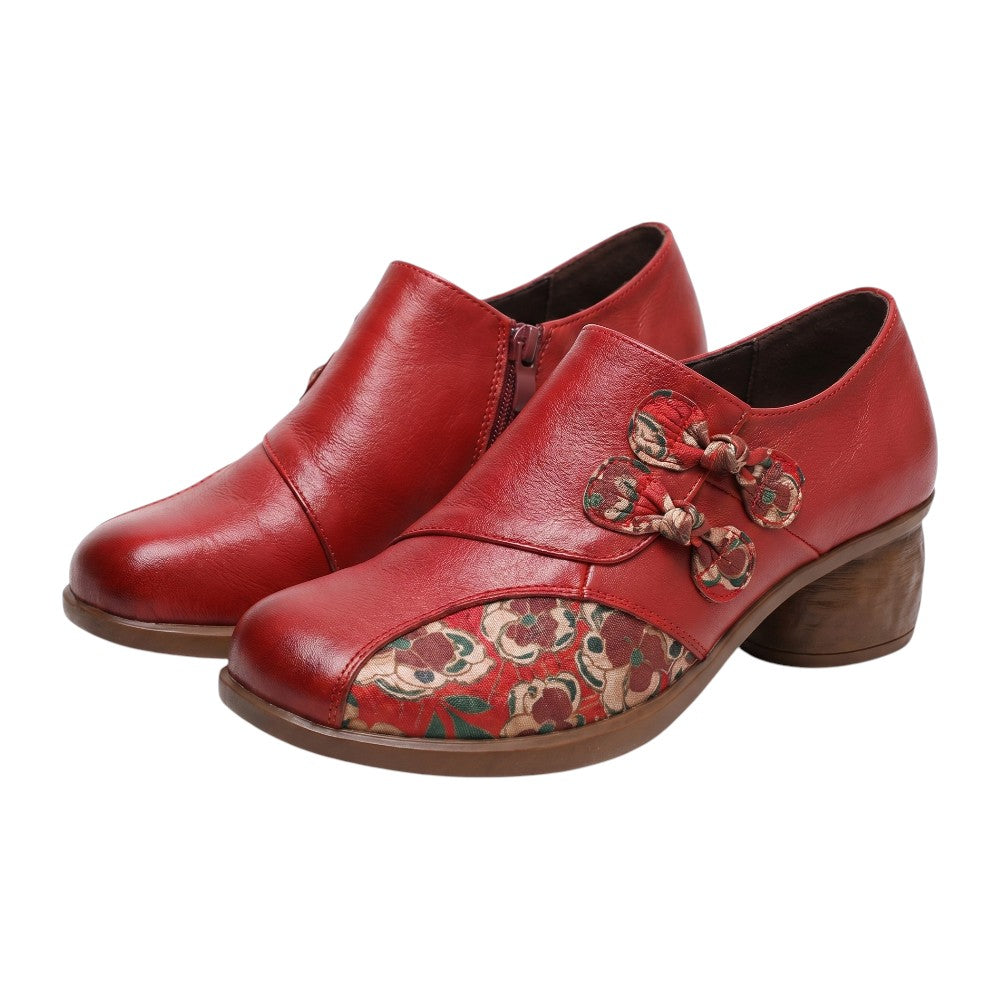 Escarpin Rouge Retro