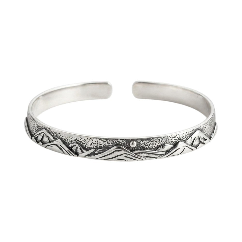 Bracelet Jonc Vintage Argenté