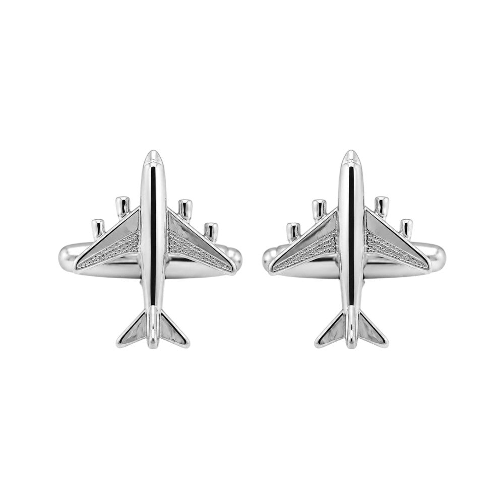 Bouton de Manchette Vintage Avion