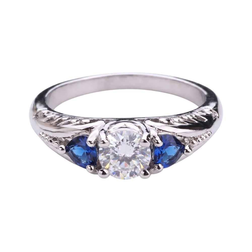 Bague de Fiançailles Saphir Vintage
