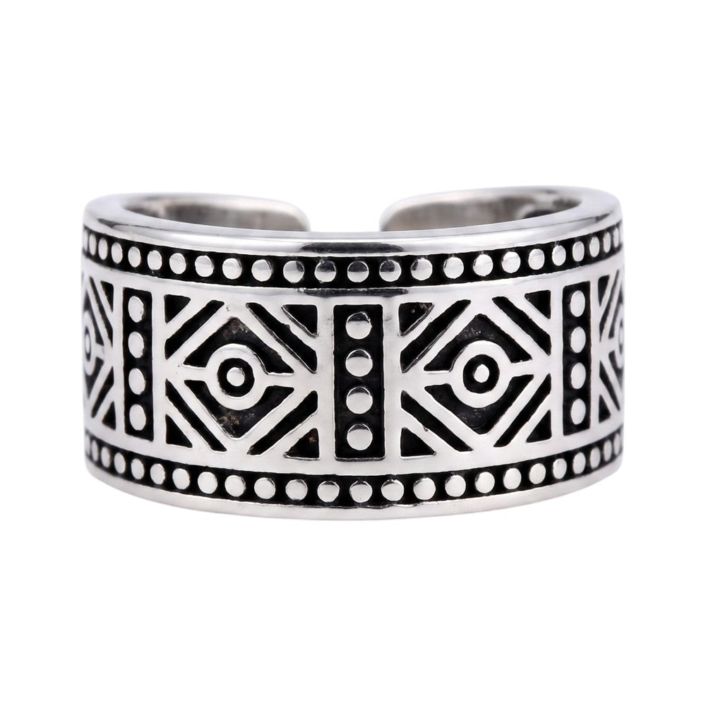 Bague Ouverte Ajustable Vintage