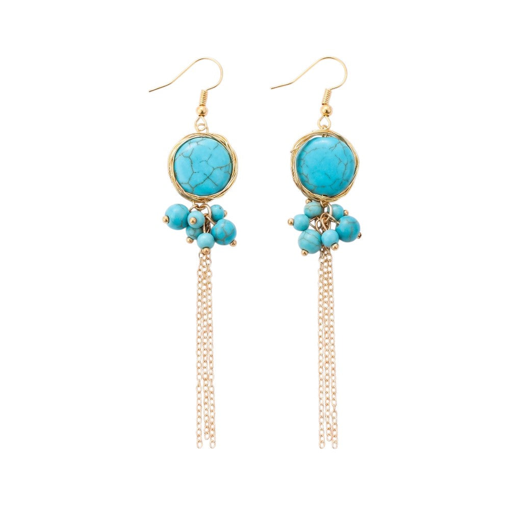 Boucles d'Oreilles Vintage Pierre