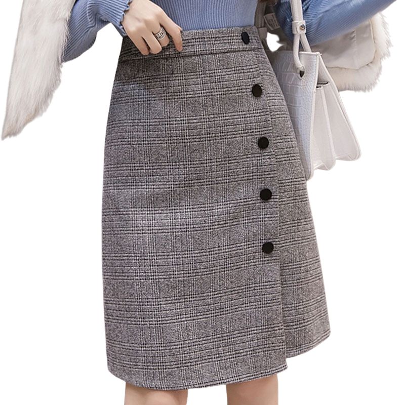 Courrège Vintage Buttoned Skirt from the 60s