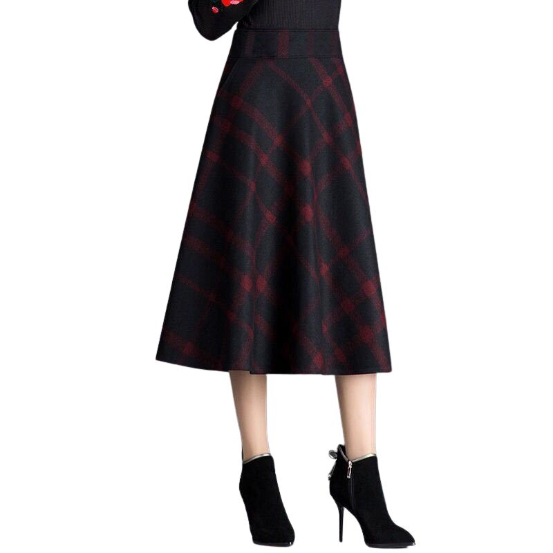 Vintage Plaid Scottish Skirt
