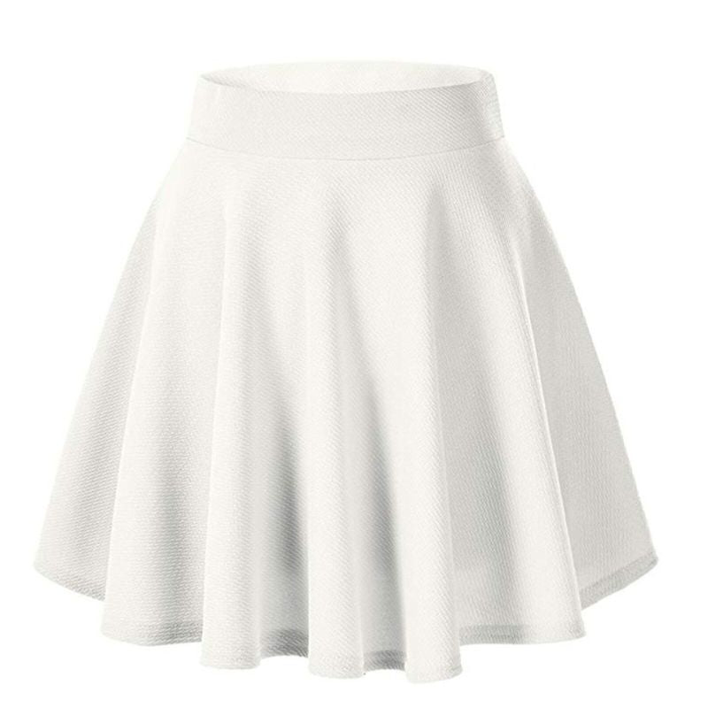 High Waisted Short Flared Skirt