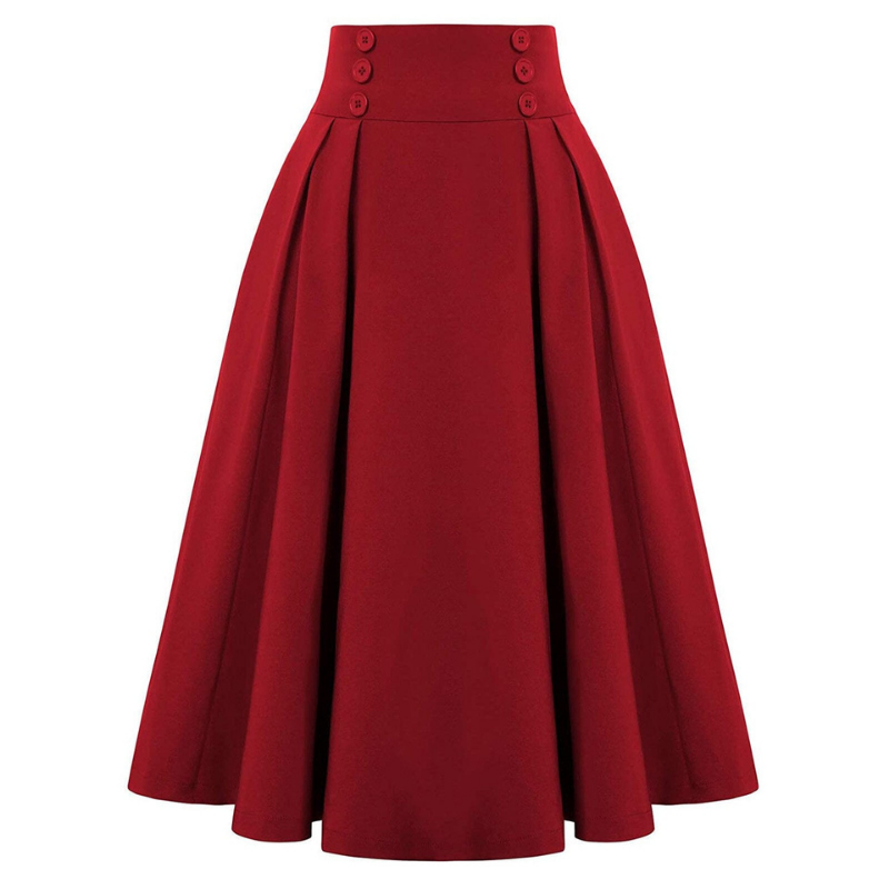 Jupe Longue Vintage Taille Haute