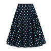 Jupe Vintage Pois Bleu