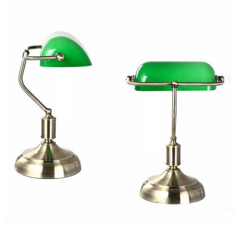 Vintage Green Desk Lamp