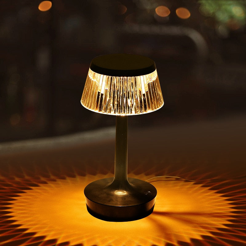 Vintage Mushroom Style Bedside Lamp