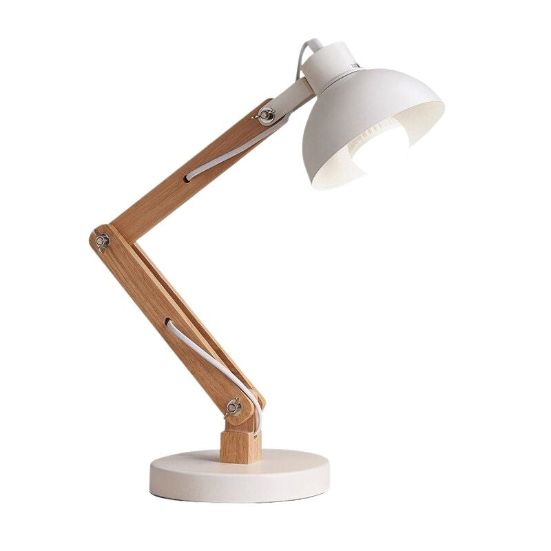 Vintage Wooden Desk Lamp