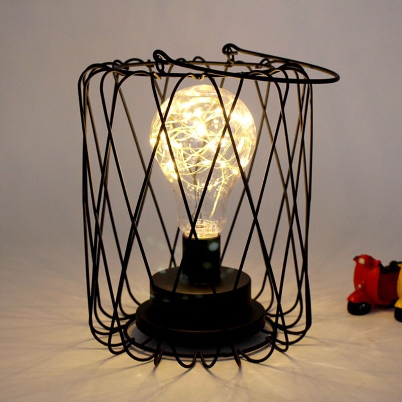 Vintage Industrial Style Bedside Lamp