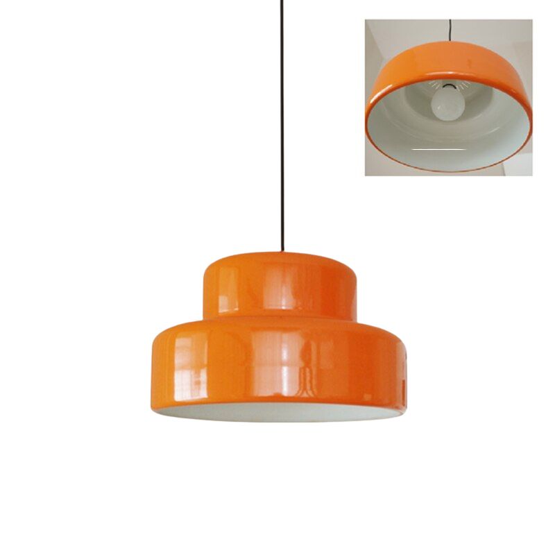 Vintage Orange Lamp