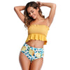 Maillot De Bain 2 Pièces Jaune