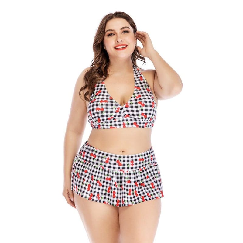 Plus Size Retro Swimsuit