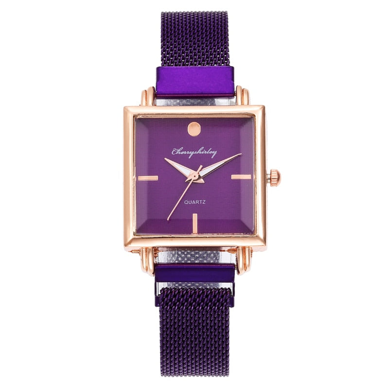 Vintage Style Square Women's Watch