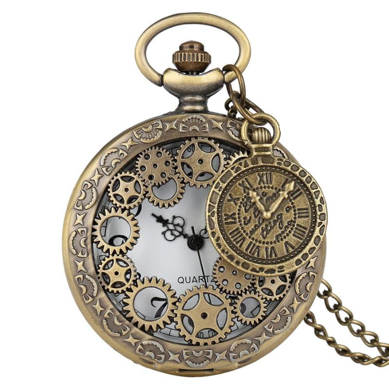 Vintage Roman Style Pendant Watch