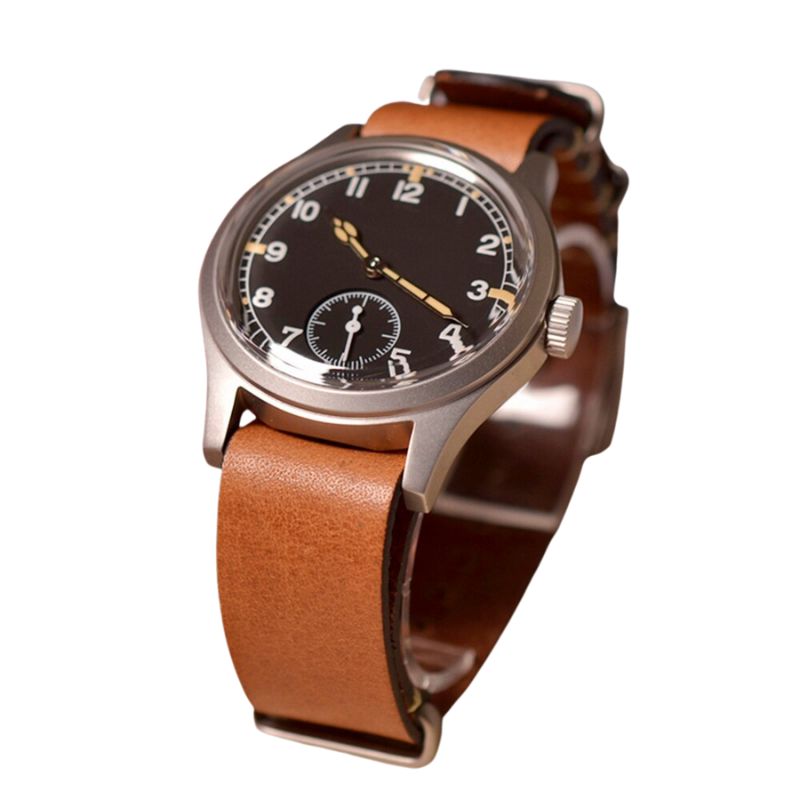 Montre en Similicuir Vintage Pour Homme