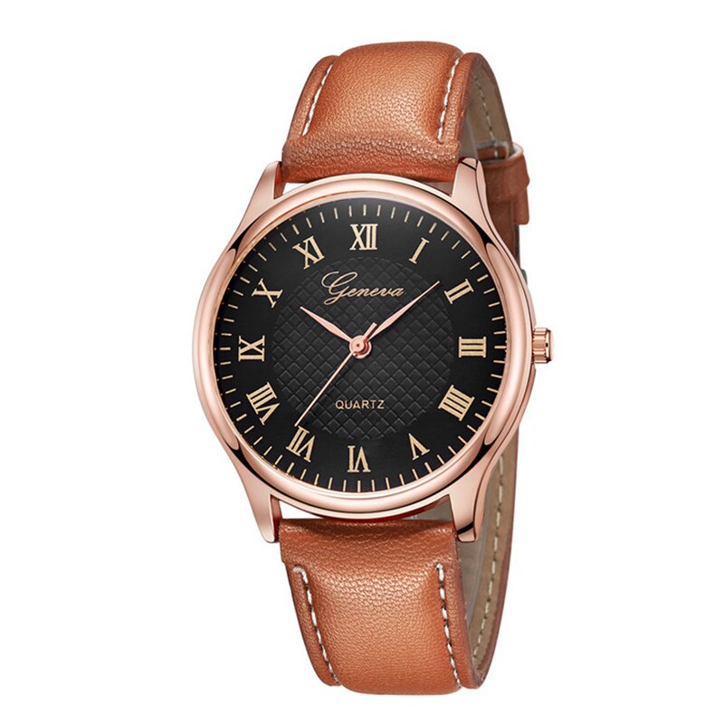 Vintage Round Dial Watch for Men