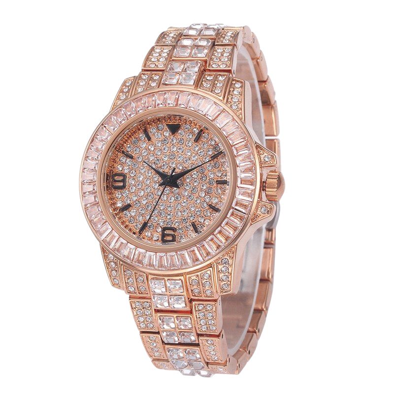 Montre Vintage pour Homme Ornée de Strass