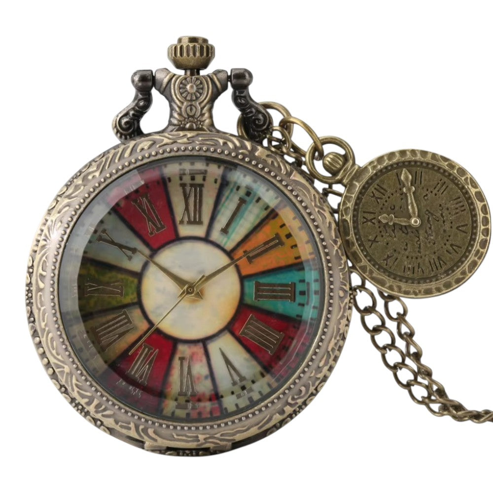 Montre Pendentif Vintage Style Romain