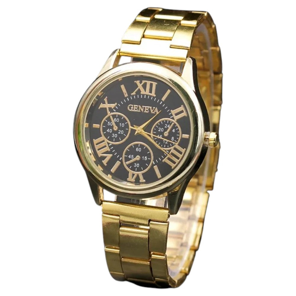 Montre Vintage à 3 Cadrans pour Femme