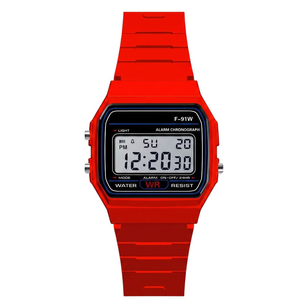Vintage Red LED Watch for Men