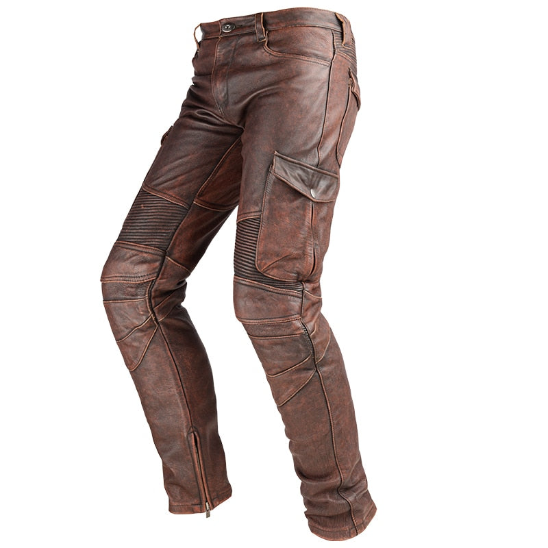 Vintage Motorcycle Leather Pants