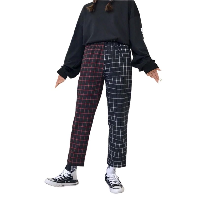 Pantalon Taille Haute Femme Vintage